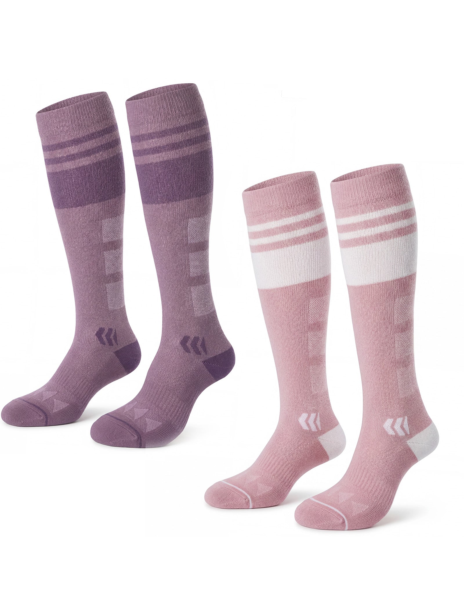 Momcozy Wide Calf Compression Socks 20-30mmHg for Sports 2 Pairs LOGK